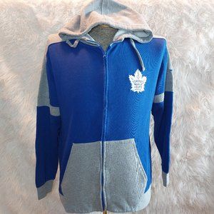 Fanatics NFL Toronto Maple Leafs Men's Blue Zip Up Hoodie Jacket Size: M